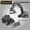 Alloy Construction Toy Set: Excavator, Mixer, Crane for Kids 0-6.