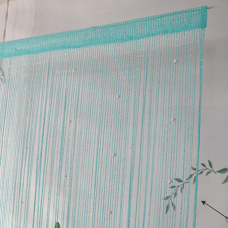 Korálkový závěs Dveřní provázkový závěs pro dveřní otvor Střapce Korálky Závěsné třásně Dělič pokoje Okno Chodba Vstupní stěna Šatní skříň Dekorace ložnice Křišťál