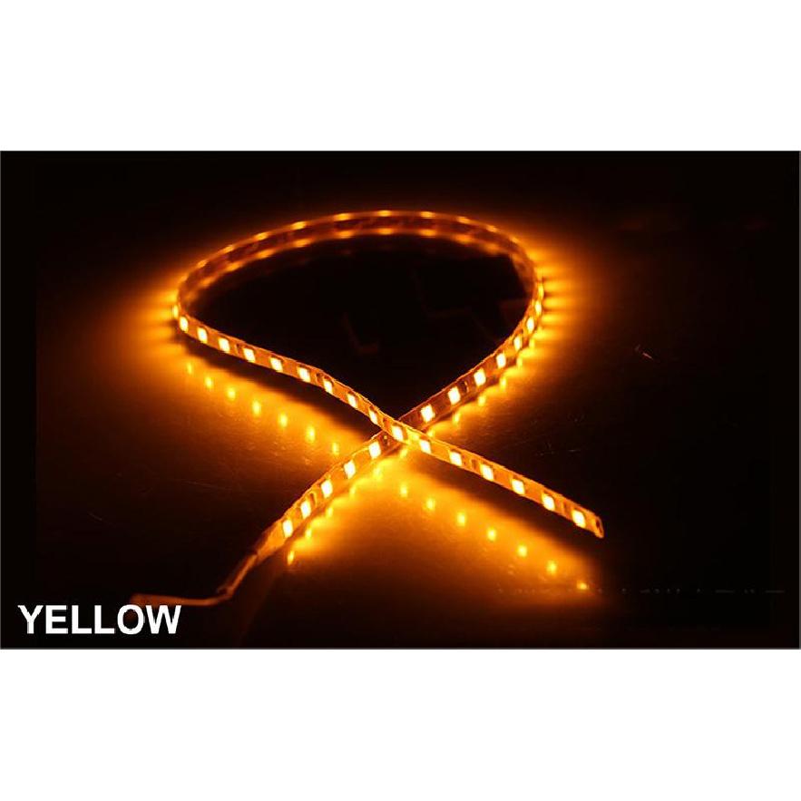 30/45/60cm LED Strip Motorcycle decorative Lantern Car Interior Atmosphere Lights Flexible Tape Rope Stripe Ray Tape