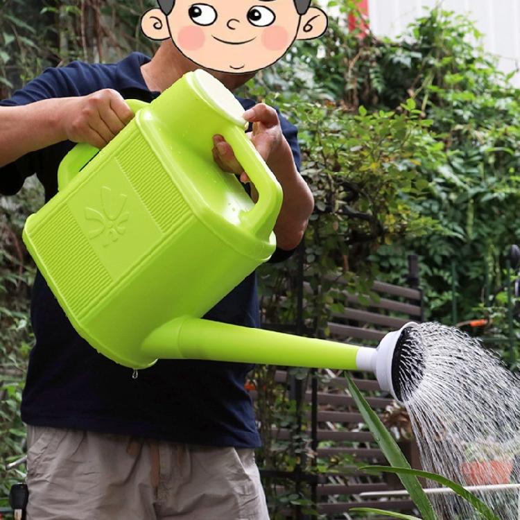 10L Plastic Watering Can Small Garden Watering Can with Comfortable Handle Long Spout Watering Can for Indoor Outdoor