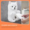Creative Cartoon Animal Shape Tissue Wall Mounted Rack, Toilet Holder, Resin Paper