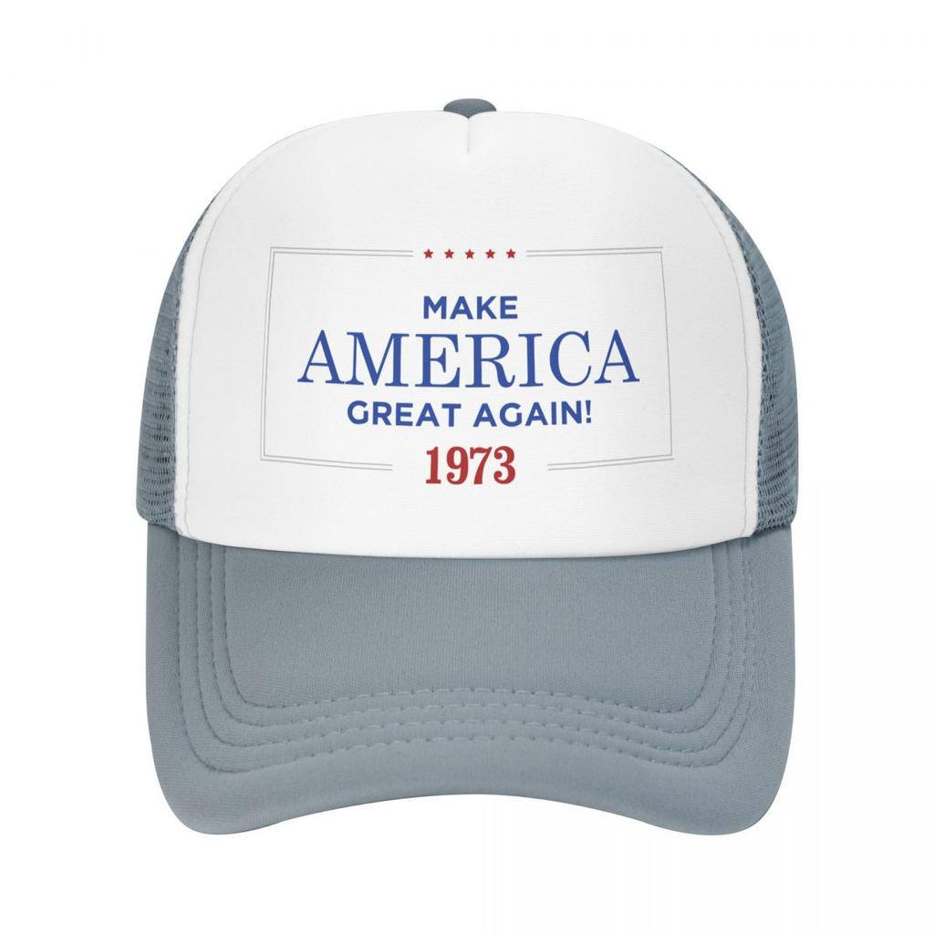 Classic Custom Years Birthday Old Gift Making America Great Since 1973 Trucker Hat Adjustable Baseball Cap Spring Snapback Caps