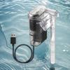 Neuer Hängefilter für Aquarien USB-Stecker Wasserreiniger Einstellbarer Wasserfluss Aufhängfilter Wasserpumpe Aquarium Zubehör
