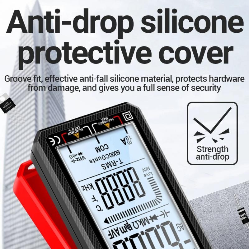 2026 ANENG 620A Digital Multimeter 6000 Counts AC DC Voltage Current Resistance Capacitance Temperature Tester NCV Live Wire Detector Digital Display