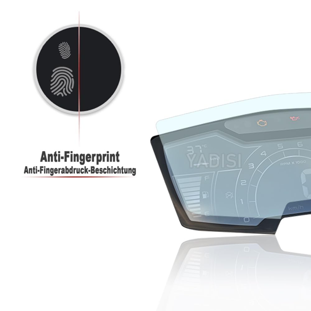 For Aprilia SR GT 200 125 2022 Motorcycle Accessories Dashboard Screen Protector Film 2 Sets