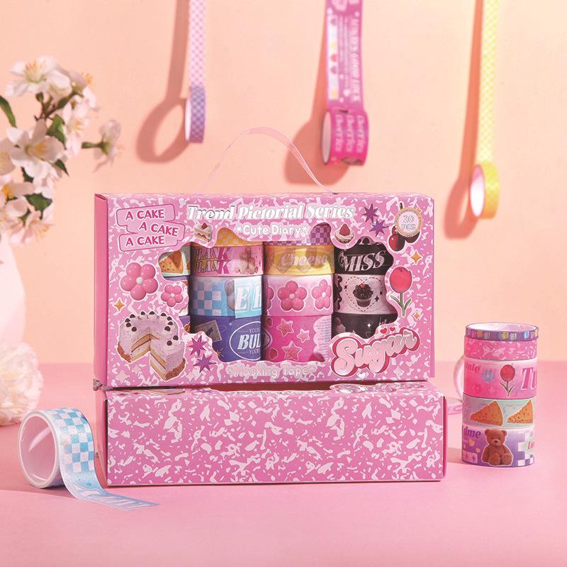 Cutie Cadou Autocolante Artistice Unicorn & Animale: 20 de Role pentru Caiete de Mână DIY pentru Copii