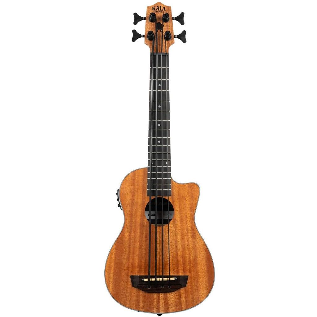 KALA Ukulele Bass Scout Mahogany Body Cutaway U-Bass UBASS-SCOUT-FS (Case Included)