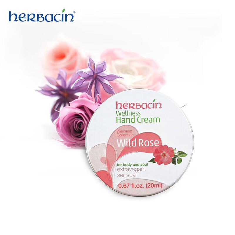 Herbacin Rose Hand Cream 20ml Twin Pack