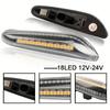 1 Pair Dynamic Amber LED Side Marker Light Sequential Blinker Turn Signal Lamp Assembly Replacement For BMW E82 E87 E90 E91 E92
