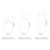 Empty Dispenser Bottle Type Small Pump Portable Sealing Subpackage for Bathroom Shower Adult