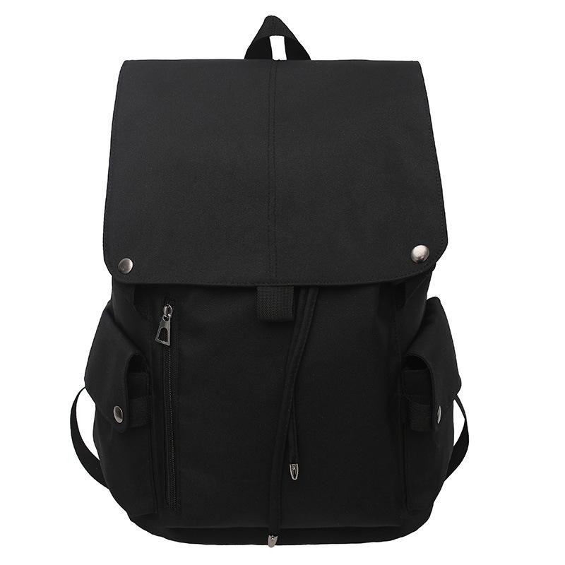 

Solid Color Large Capacity Backpack for Men - Casual College Student and Travel Bag