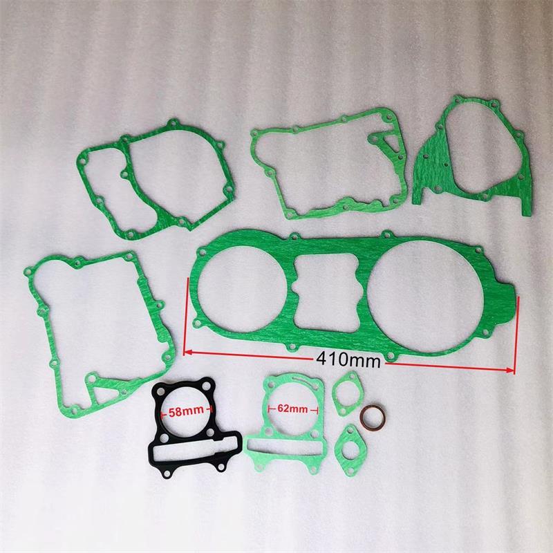 

Motorcycle Engine Complete Gasket Set (410mm long Case) for Scooter Moped QUAD ATV 157QMJ 1P57QMJ GY6 150cc GY6 150