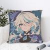 Vintage Furina Genshin Impact Pillowcase Soft Fabric Cushion Cover Decorative  Throw Pillow Case Cover Home Wholesale 45X45cm