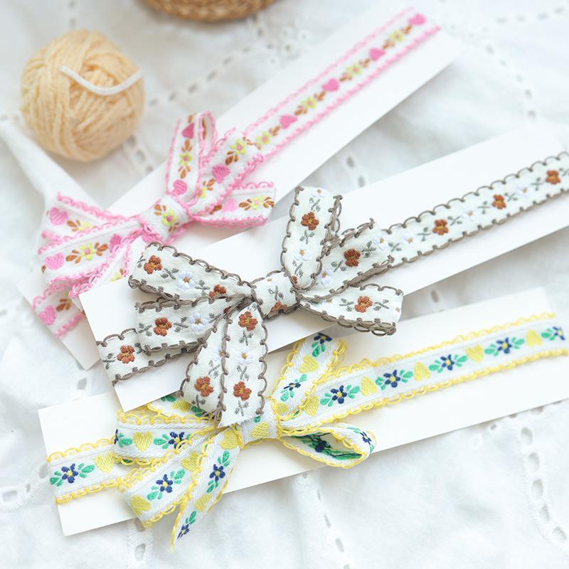 

2022 Spring/Summer Newborn 0-3 Months Pastoral Bow Headband