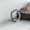 Серебряное кольцо с натуральным топазом 5.49ct, фианитами, вес изделия 3,89 гр (2206989)