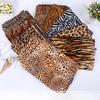 100x150cm Catifea Aurie Imprimeu Animalistic Pânză Tigru Leopard Zebră Pânză pentru Canapea Jucărie Pânză pentru Îmbrăcăminte de Spectacol