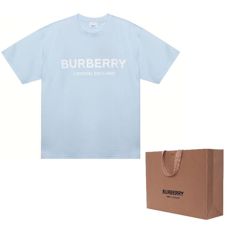 Burberry Regular Sleeve T Shirt Women's Sky Blue 80212711