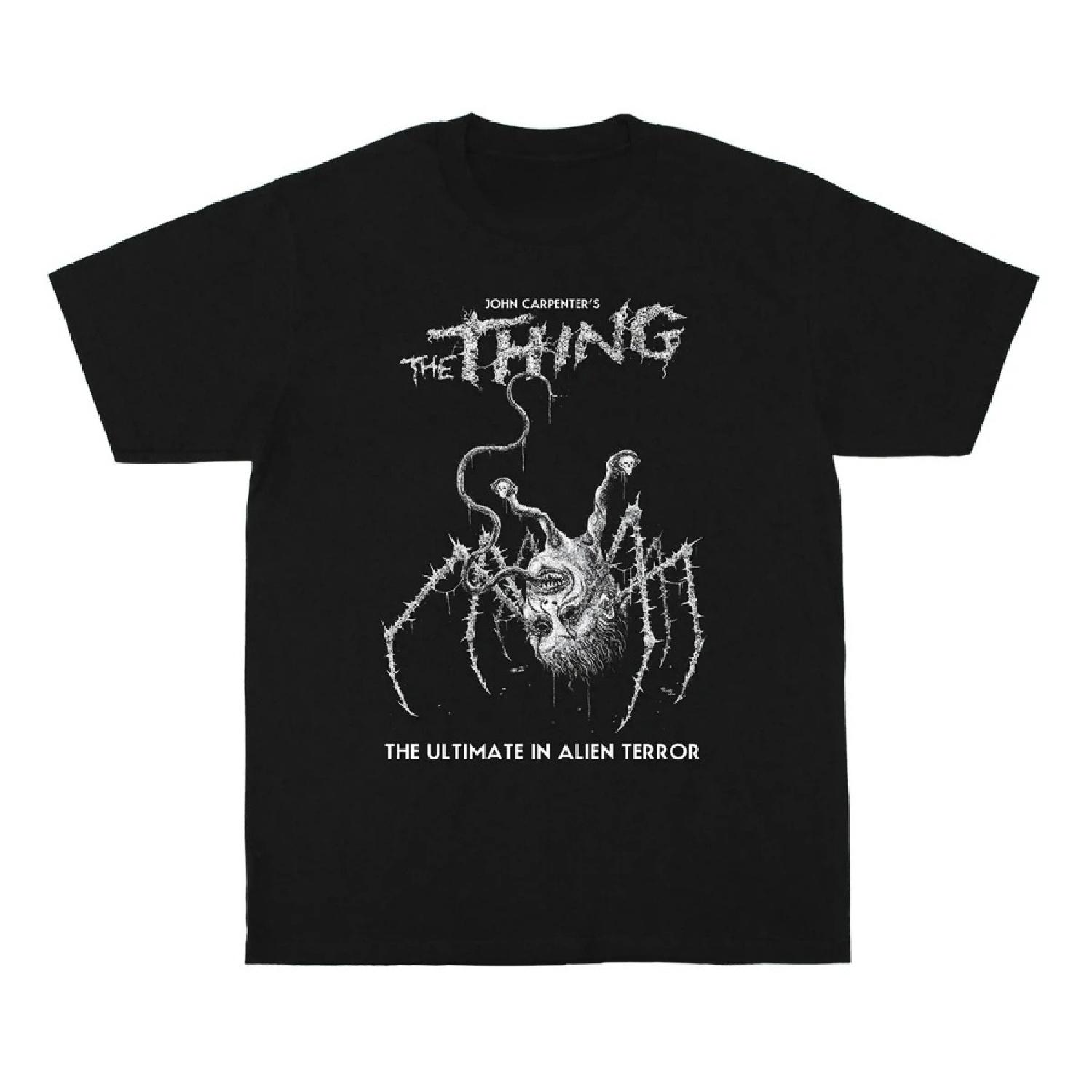 Футболка The Thing Джон Карпентер Фильм ужасов Они живут Хэллоуин Принц тьмы Летняя женская одежда Мода Винтаж Y2K S
