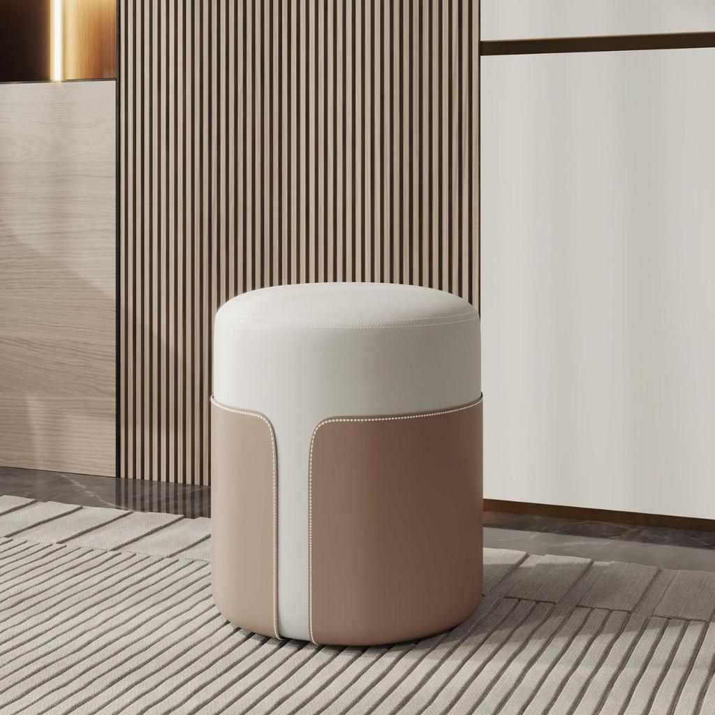 Luxury Makeup Stool: Modern Minimalist Vanity Chair for Girls' Bedrooms and Nail Art Spaces