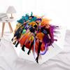 1pc K-POP hunter X Automatic Opening/Closing Umbrella with Convenient Three-Fold Design, 8 Iron Ribs - for Outdoor Daily Use, Travel A37