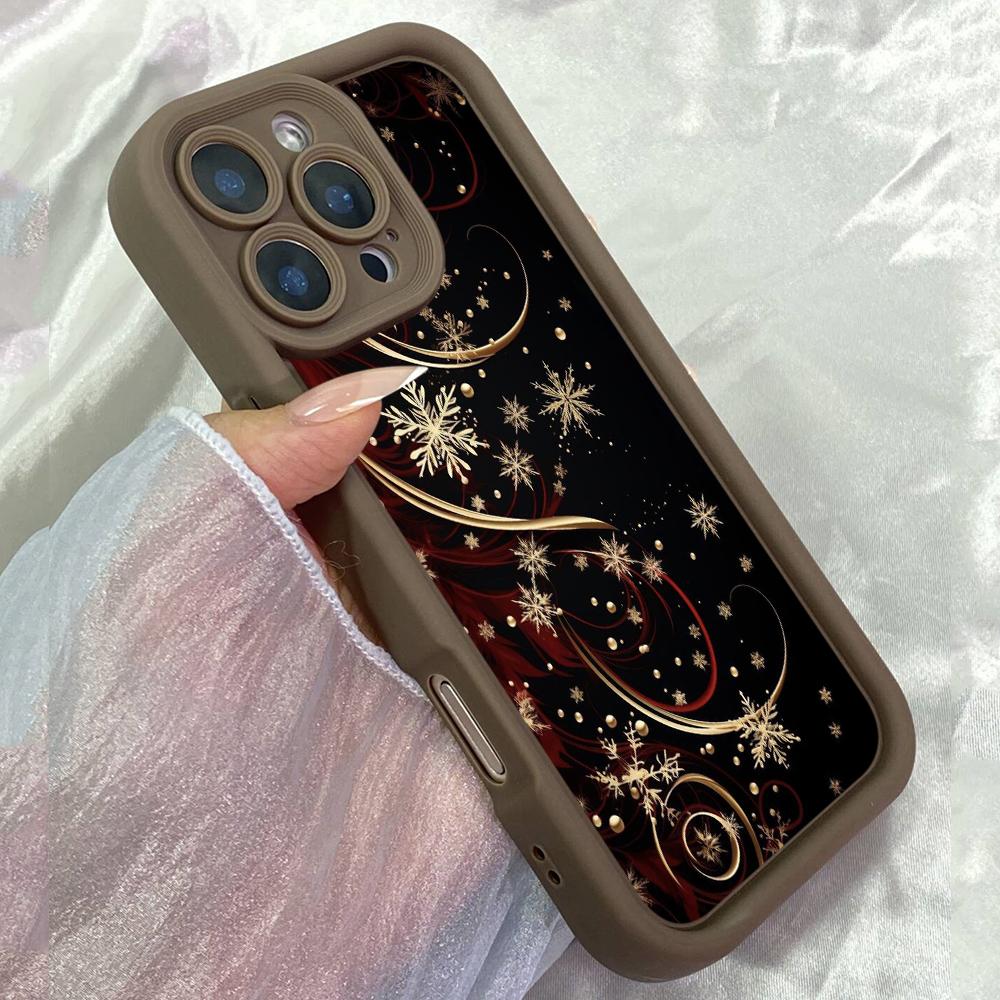 

JT153 Christmas Lights Good night for iPhone 17 16 15 Pro Max Samsung S26 S25 Ultra A17 A16 A07 A56 Xiaomi 15T Redmi 15c Note 14 Soft TPU Case Redmi 15C 4G/5G(171.6) коричневий