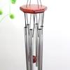Metal Multi-Tube Wind Chime Car Interior Decoration New House Doorbell Ornament Red Wood Wind Chime Pendant