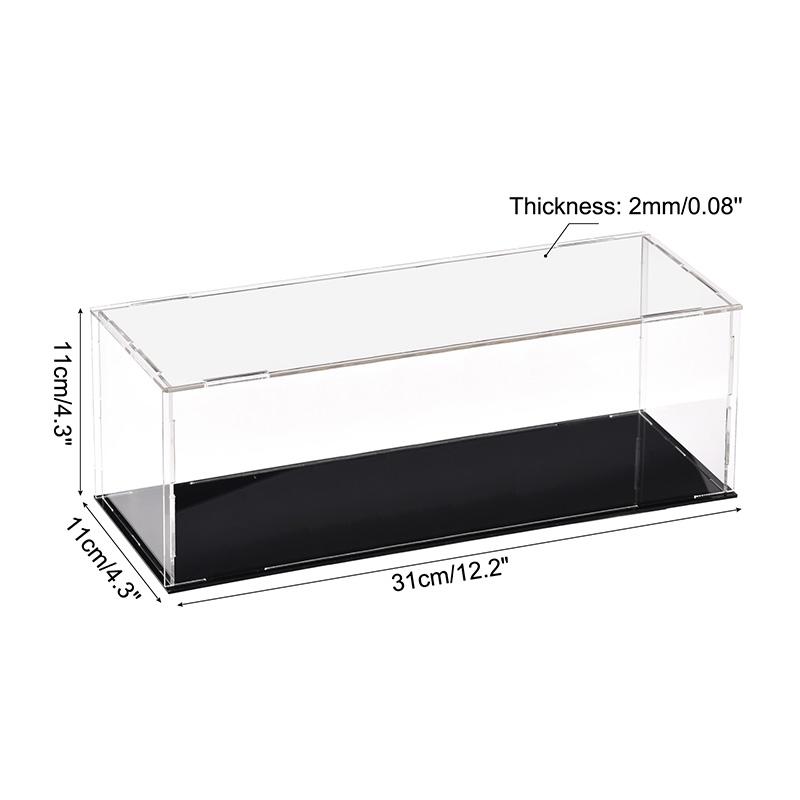 Clear Acrylic Display Case Box Dustproof Storage Countertop Box Protection Showcase Cube Figures Collectibles Model Toy Show Box