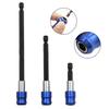 Quick Release Screwdriver Drill Bit Extension Magnetic 1/4 Head Hex Shank Rod