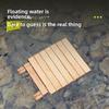 Folding low stool, shoe changing stool, household pony solid wood portable living room bench, sturdy fishing stool at the door