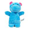 Jouet Peluche - GLORIA - Hippopotame - 20 cm - Bleu - Avec son