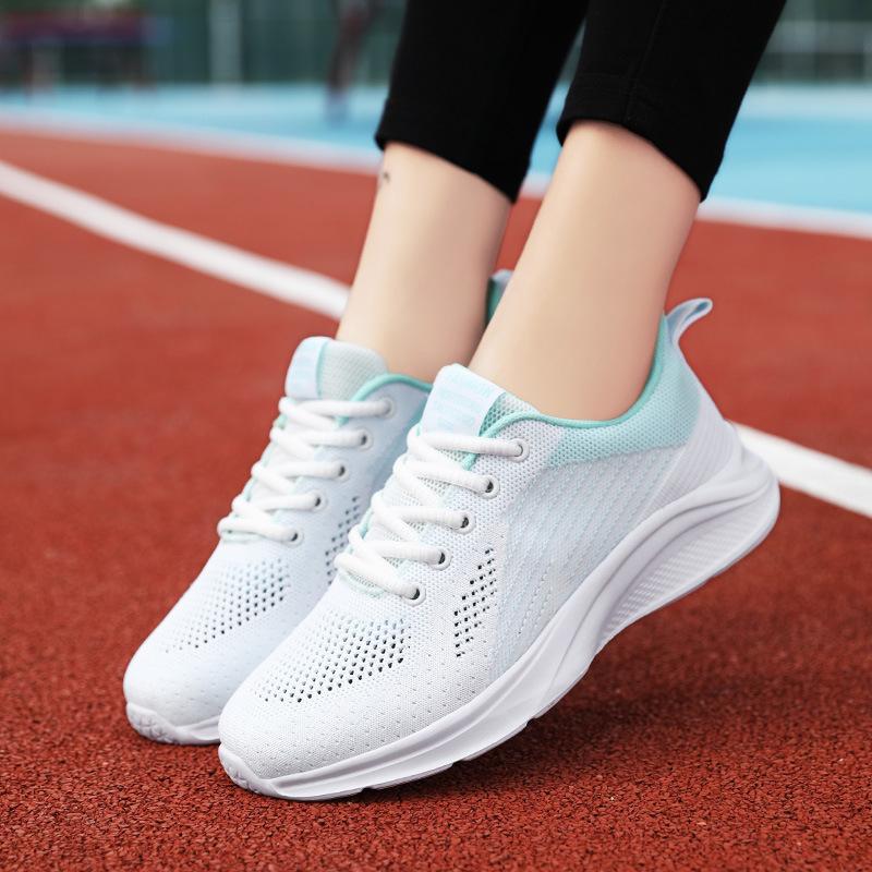 Spring and Summer New Hollow Lightweight Soft-soled Sports Casual Shoes Mesh Breathable and Comfortable Running Shoes