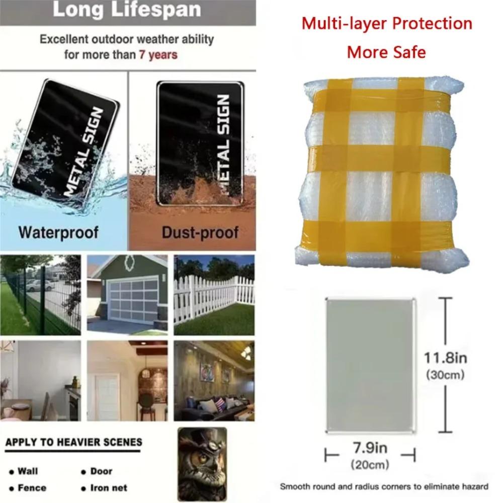 Retro Bikini Girl Wall Art 20x30 Inch Rustproof Aluminum Decor Vintage Metal Sign