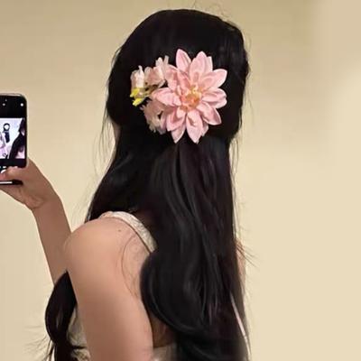 Simulated Flower Hair Clip Hawaiian Flower Decor Side Hair Pin Beach