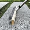 Multipurpose Steel Wire Deck Brush Head for Outdoor Deck Garage Pool Steel Wire Broom For Garden Deck Pool Cleaning
