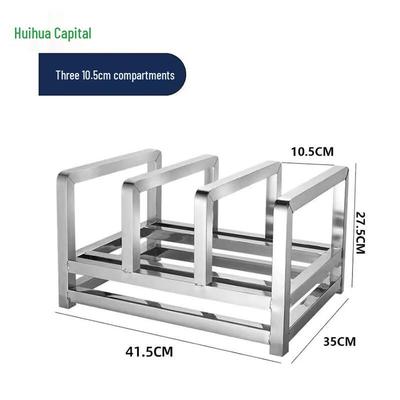 HUIHUADU Stainless Steel Knife and Chopping Board Holder