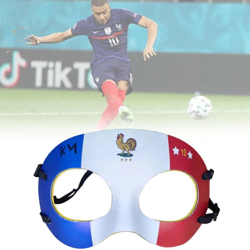 Mesterskap Europeisk Fotball Cosplay Mbappe Maske Gaulois Ansiktsbeskyttelse