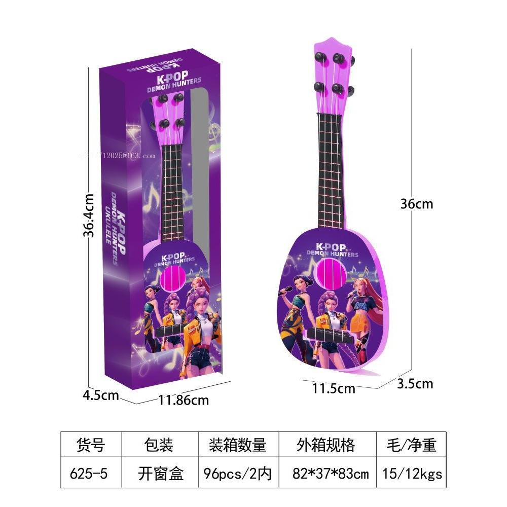 kpop Witch Huntress Squad Music Children's Toy with Light-Up Guitar Song Playing Feature Ideal Halloween & Christmas Gift for Ki