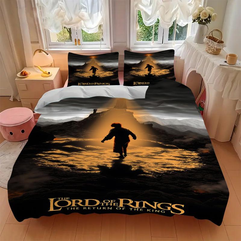 3pcs The Lord of the Rings Duvet Cover Set (1 Duvet Cover + 2 Pillowcases, No Core) - Comfortable, And Breathable Bedroom Decoration yy251104043