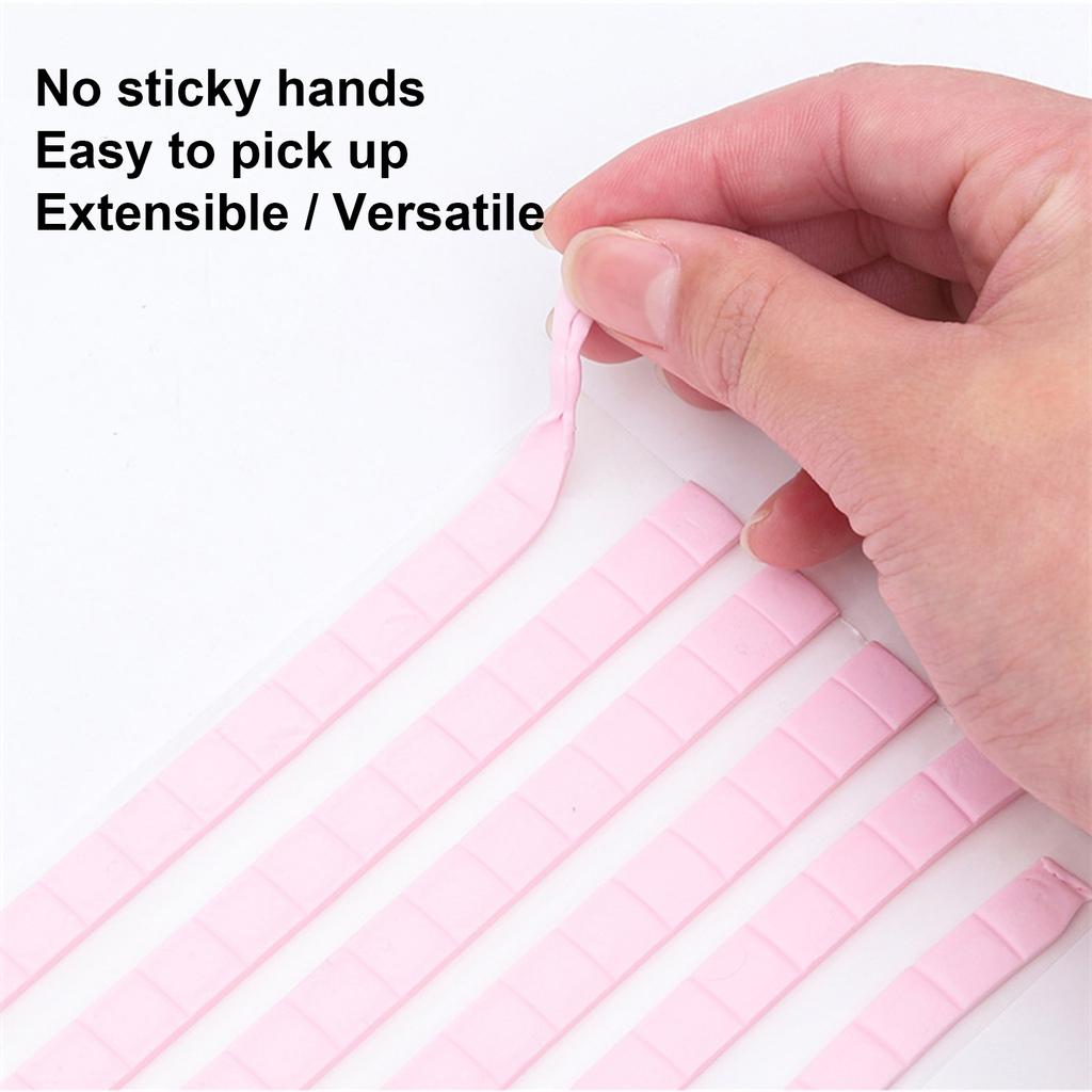 Removable Adhesive Putty Nail Clay Reusable Multipurpose Mounting for Nail Tools Hanging Pictures Poster Art Photography Green White Pink