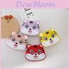 2022 New Tiger Year Lucky Tiger Kids Crossbody Bag Fashionable Pu Small Round Bag Cute Boys And Girls Shoulder Bag