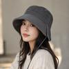 New corduroy warm fisherman hat children spring and summer outdoor denim outdoor mountaineering fashion retro bucket hat men