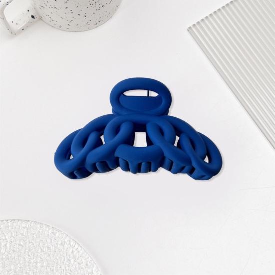 Korean Style Solid Color Hair Claw Women Hollow Out Frosted Hair Clip Vintage Hairpin Crab Hair Clip Hair Accessories