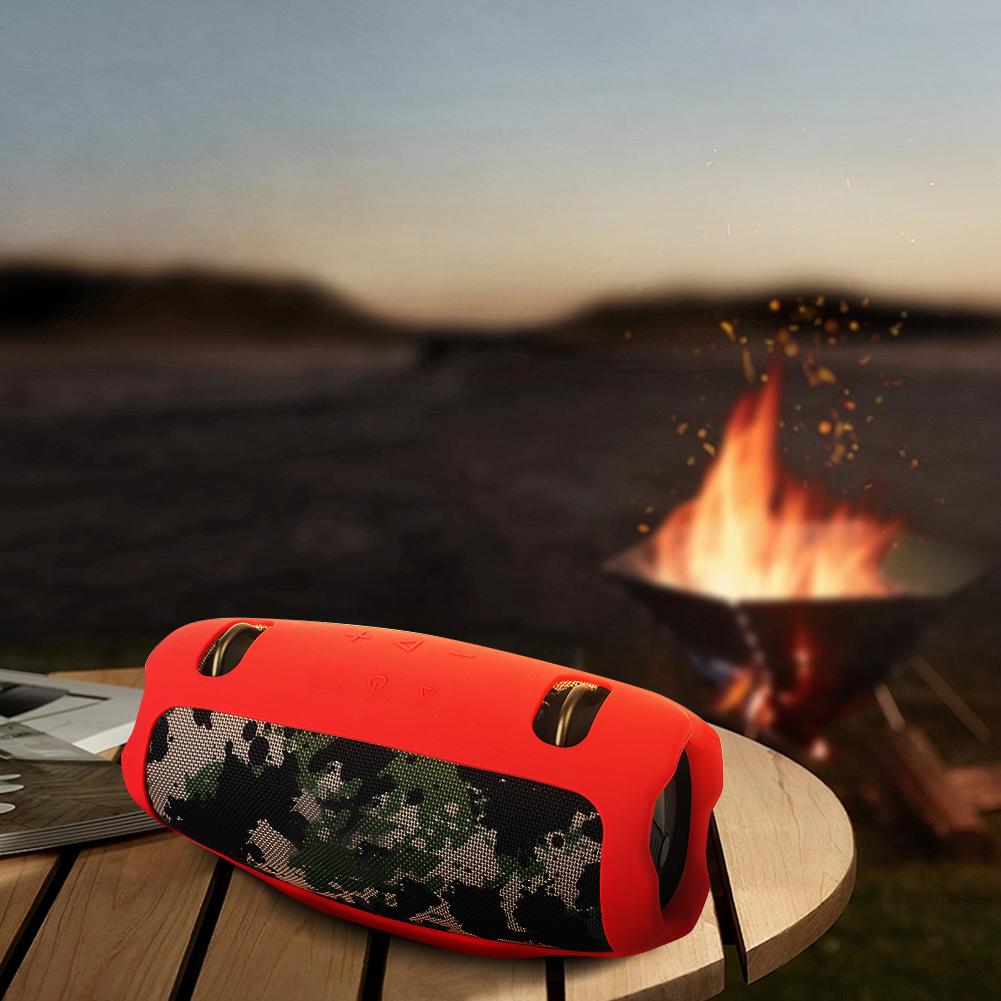 Silicone Case Cover Speaker Protective Cover Anti-Drop Speaker Storage Shell Anti Scratch for JBL Xtreme 4 Portable BT Speaker