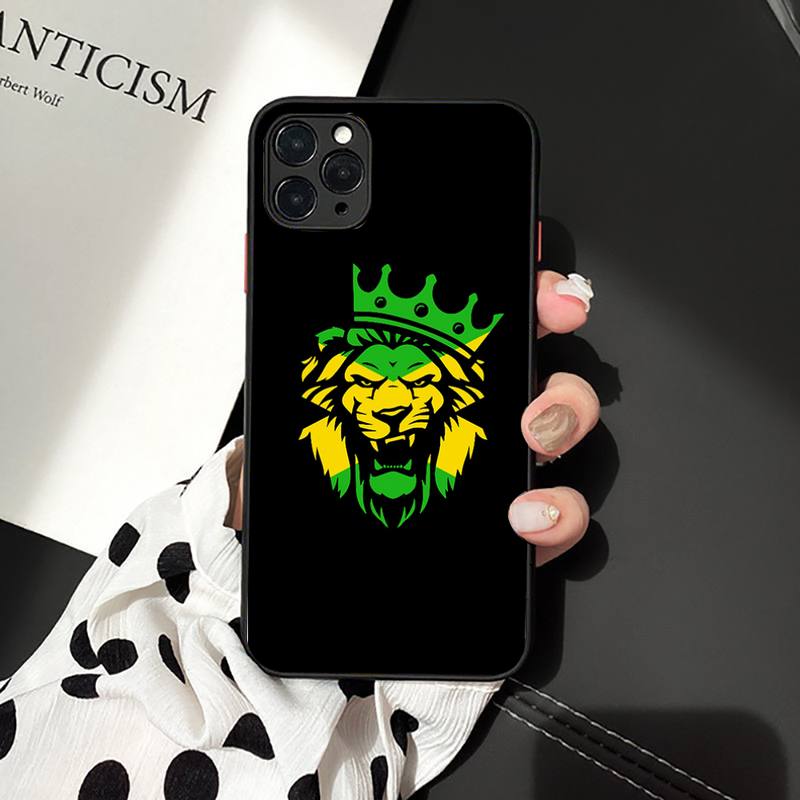 FHNBLJ Retro Jamaica National Flag Phone Case for iPhone 11 12 13 mini pro XS MAX 8 7 6 6S Plus X 5S SE 2020 XR case