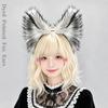 Faux Fur Animal Ear Headwear Realistic Furry Hair Band New Fox Ear Headband  Headwear