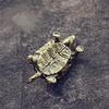 Vintage Handmade Polished Brass Turtledecorations Statues Metal Animal Sculptures Home and Office Decorations Tea and Pet Crafts