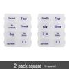 Compact 7-Day Pill Organizer - Mini Travel Size Medicine Dispenser