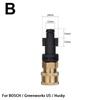 1Pcs 1/4" Water Torch Connector Quick Release Car Washing Accessory  for Karcher for LAVOR for Bosch