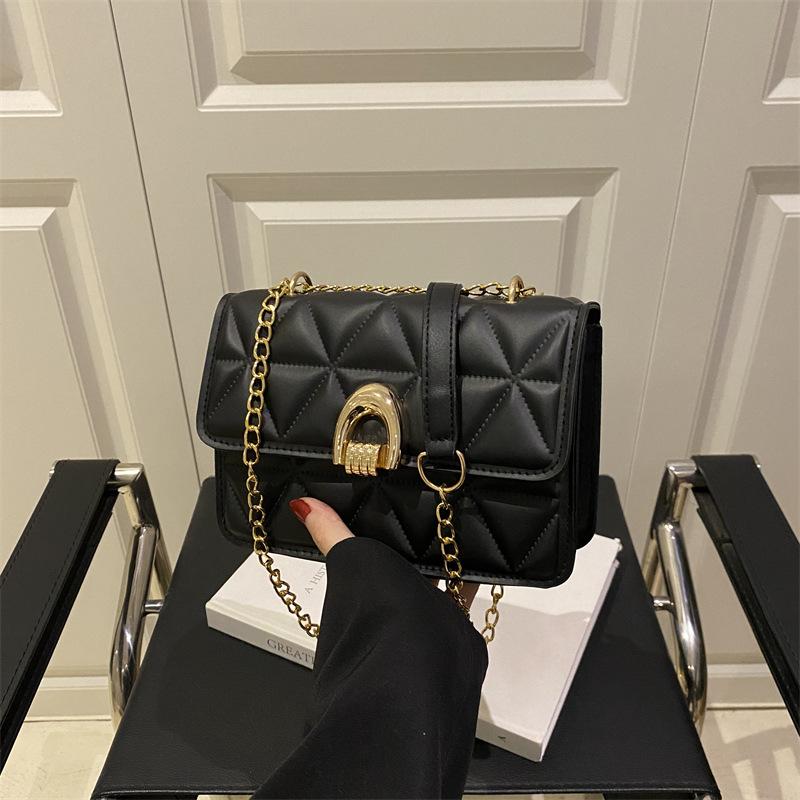 Chain bag women's senior 2025 summer new Korean version fashion small square bag Internet celebrity versatile ins shoulder messenger