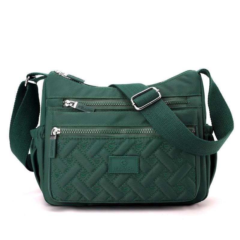 Multi-compartment Shoulder Bag Women's Crossbody Bag Large Capacity Nylon Mother Bag